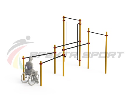 Купить Спортивный комплекс для инвалидов-колясочников WRK-D19_76mm в Мончегорске 