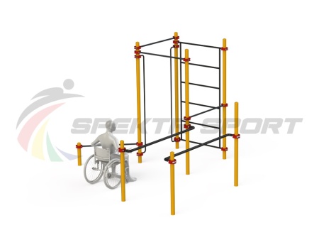 Купить Спортивный комплекс для инвалидов-колясочников WRK-D18_76mm в Мончегорске 