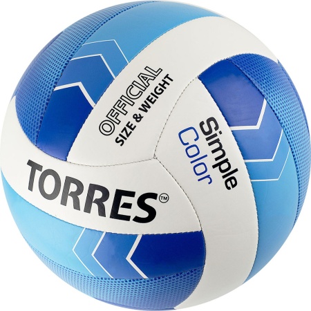 Купить Мяч волейбольный Torres Simple Color любительский р.5 в Мончегорске 